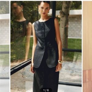 Commense linen vest. Lined. BEAUTIFUL